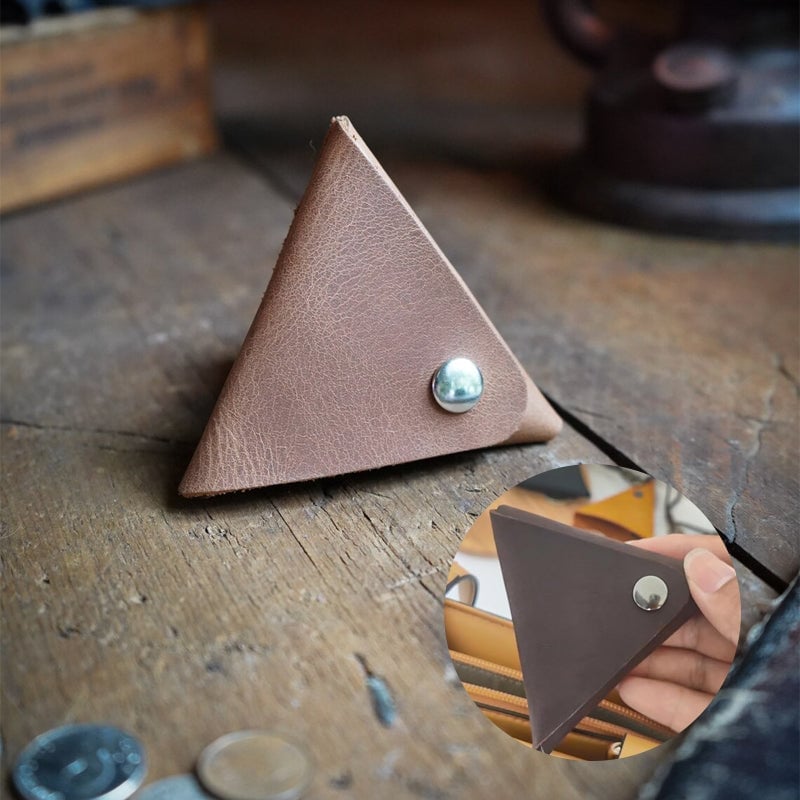 Distressed Leather Coin Purse