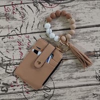 💖 Fashionable Silicone Keychain Wallet
