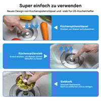 Bodenablauffilter aus Edelstahl