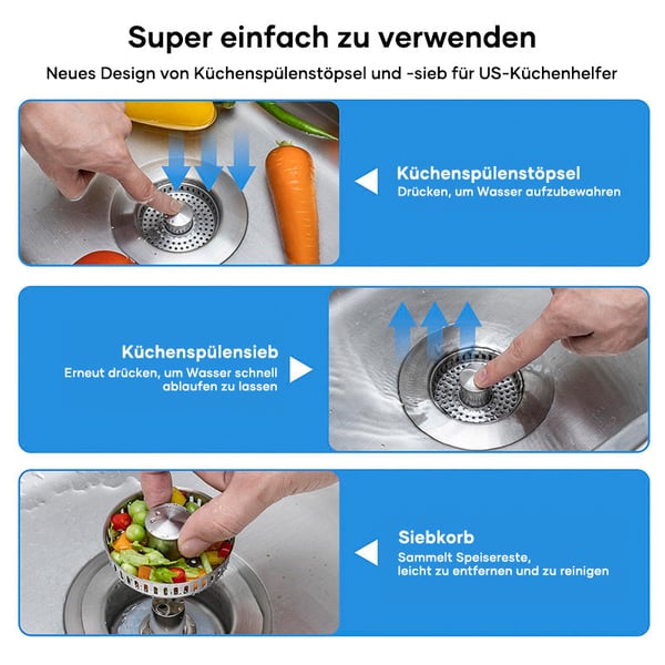 Bodenablauffilter aus Edelstahl