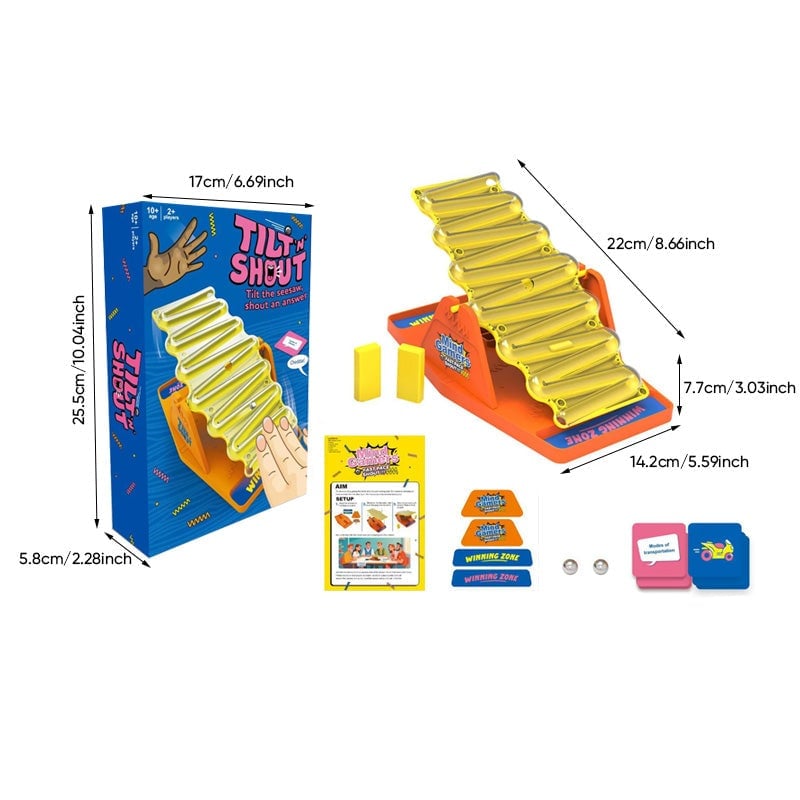 Seesaw Card Party Game Tabletop Toy