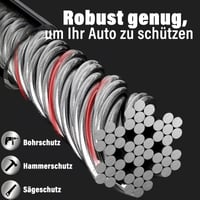 Lenkradschloss, Universal Auto Diebstahlsicherung mit 2 Schlüsseln