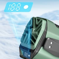 Outdoor digital display waist fan