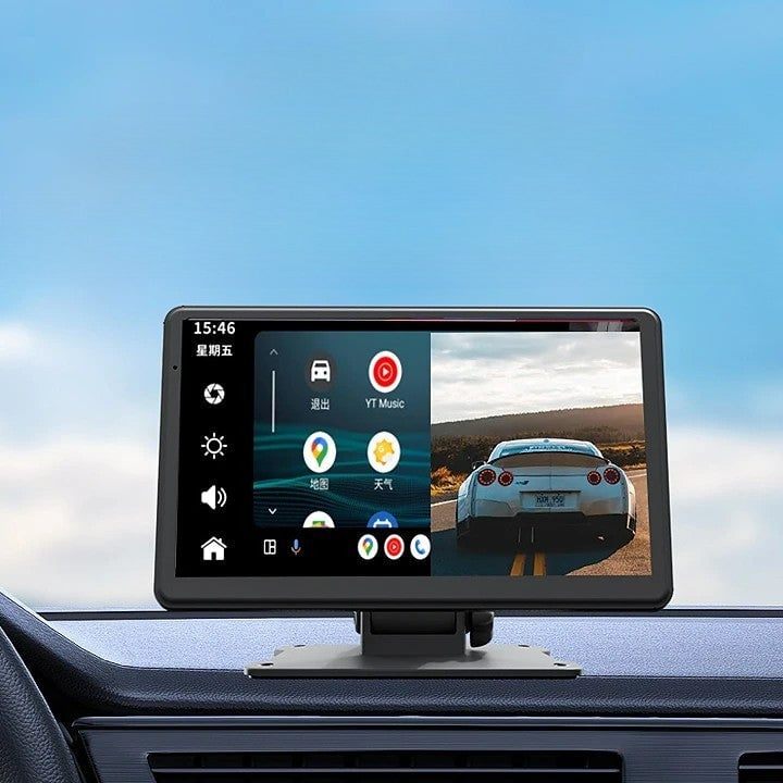 Wireless Apple CarPlay & Android Auto with Backup Camera Portable Car Stereo Radio