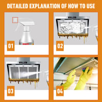 Kitchen foam cleaner
