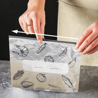 Aluminiumfolie Antibakteriell Förslutningspåse (10 st)