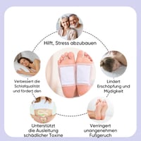 upsell-Kräuter-Detox-Fußpflaster zur Stresslinderung und für besseren Schlaf