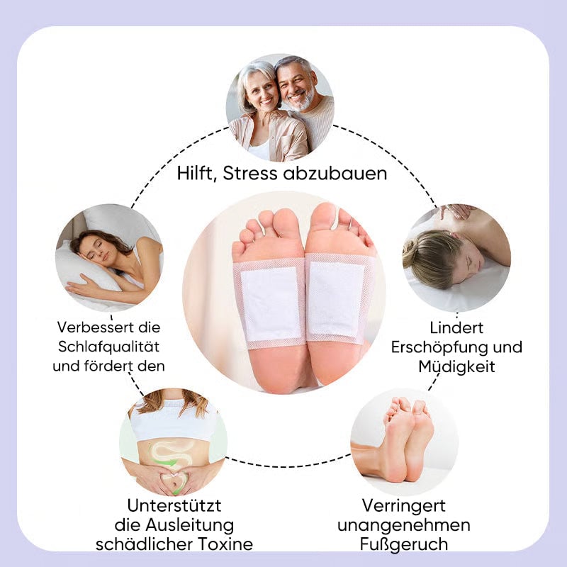 upsell-Kräuter-Detox-Fußpflaster zur Stresslinderung und für besseren Schlaf