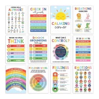 🧘‍♀️ Calming Corner Poster Set 🧠