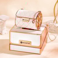 Velvet Matte Lipstick Set With Chain Bag