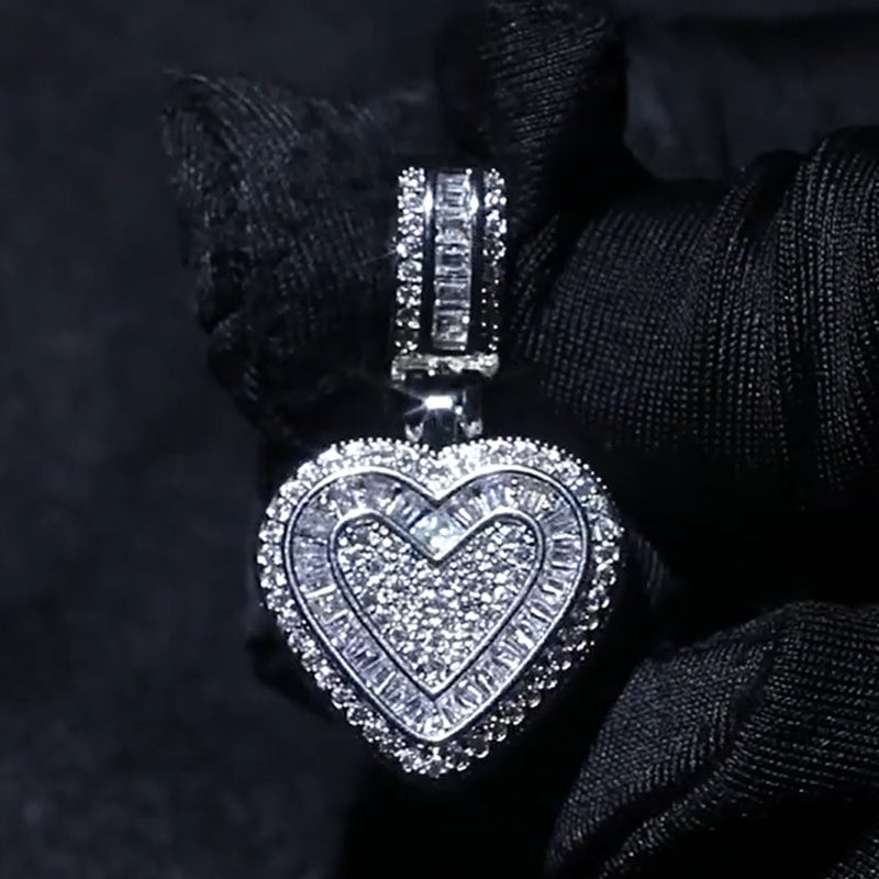 Hip Hop Heart Necklace