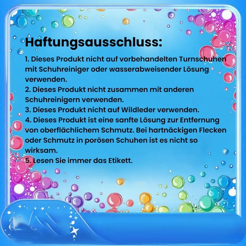 Hellt Schuhe sofort auf & macht sie weißer