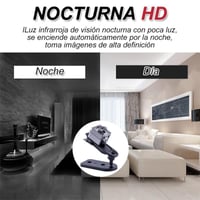 Mini cámara al cuerpo de 1080P y 12 millones de píxeles