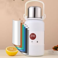 Tasse d'eau à rétention de chaleur de grand volume
