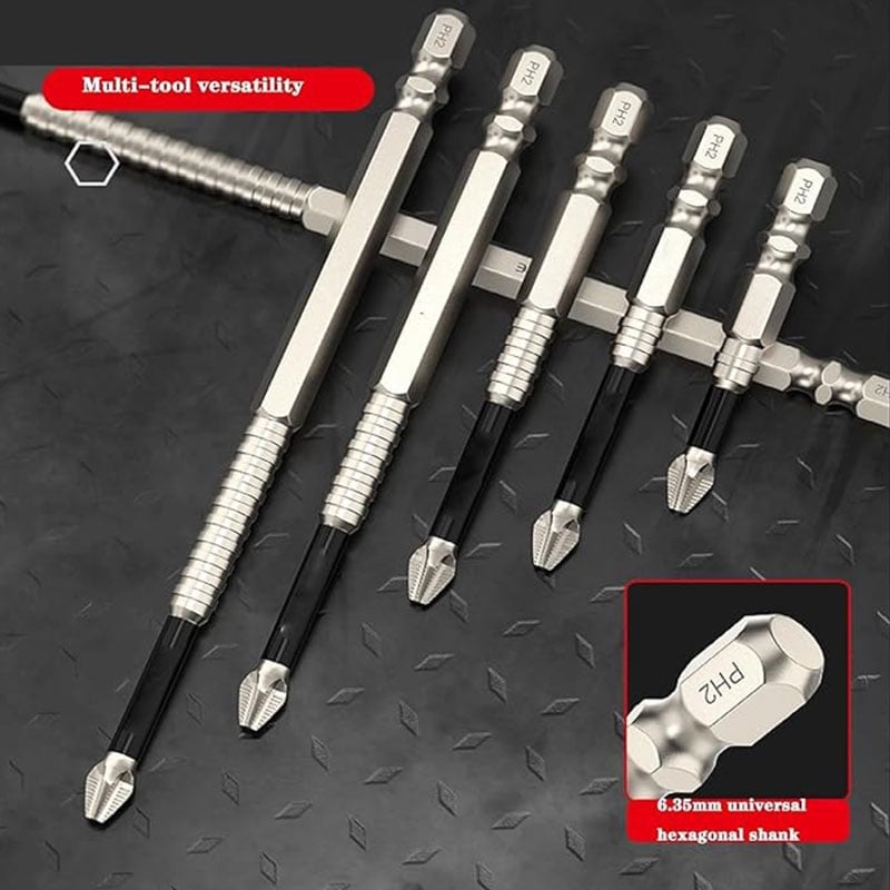 Sakerplus High-Magnetic Screwdriver Drill Bit Set