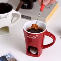 Updated Multi-Functional Ceramic Fondue Mug