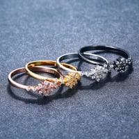 925 Sterling Silver Snowflake Ring