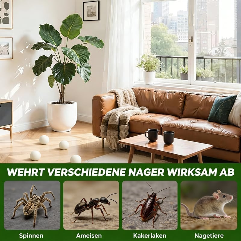 Natürliche Nagetier-Abwehrkugeln