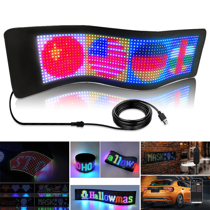 Ultradun flexibel Bluetooth LED-scherm