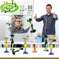 HugOutdoor Dartpfeile mit Saugnapf, farbig, 10 Stück