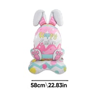 3D Easter Foil Balloon Garden Decoration