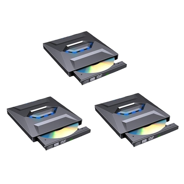 Choimix™ 7-in-1 External USB DVD Drive & Blu-ray Player