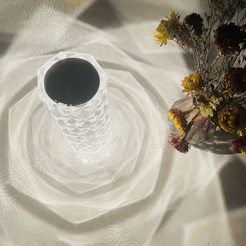 Lampada Da Atmosfera Con Ombra Rosa