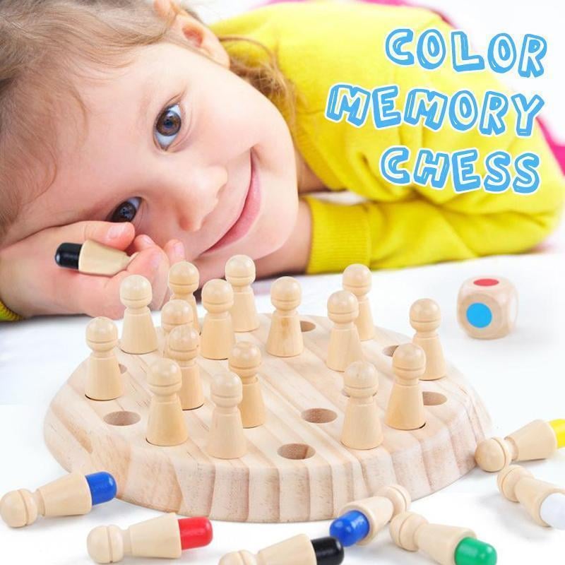 Wooden Memory Match Stick Chess