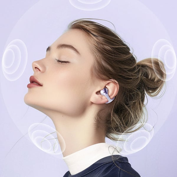 ✨AI Translation Open Ear Clip Bluetooth Headphone