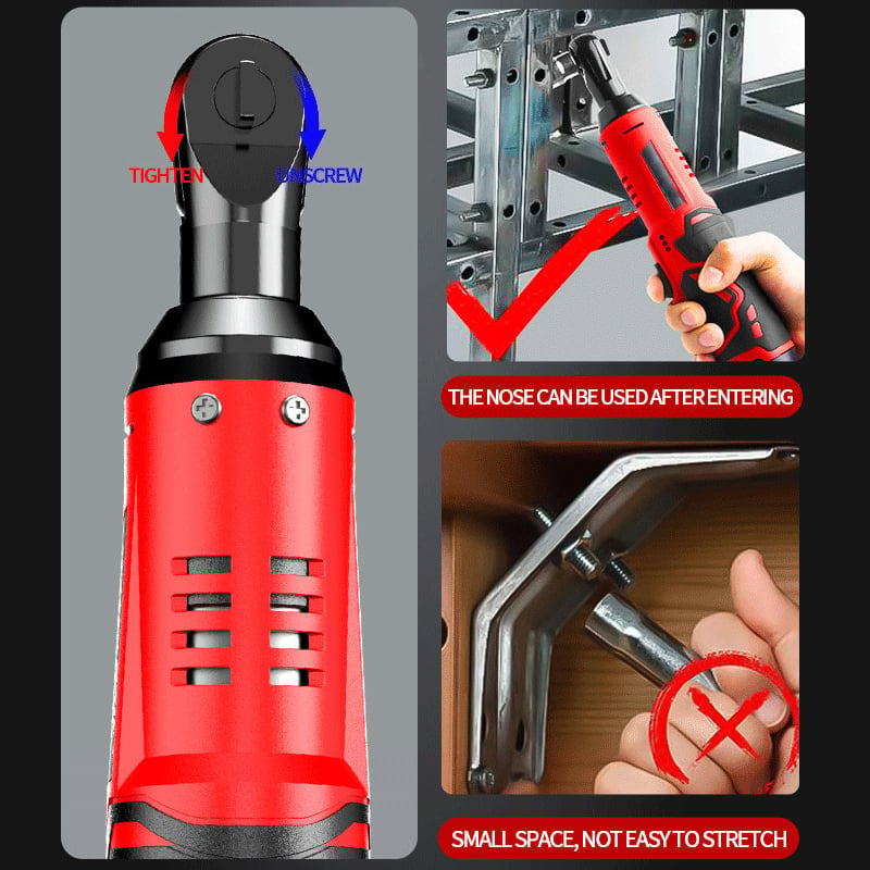 High-Performance 12V Cordless Electric Ratchet Wrench Kit