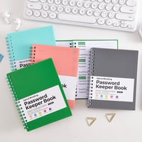 A6 Coil Password Keeper Book