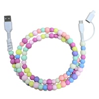 Kreatives Perlen-2-in-1-Datenkabel