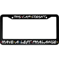 Funny Car License Plate Frame