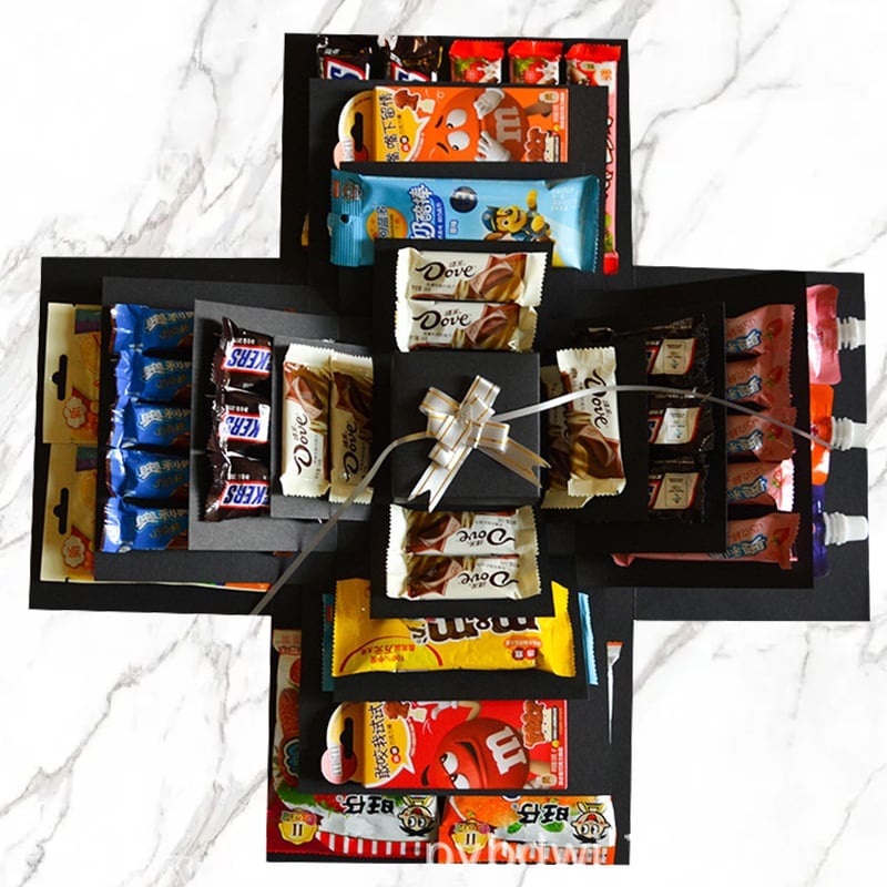 Überraschungsexplosion Geschenkverpackung Leere Box