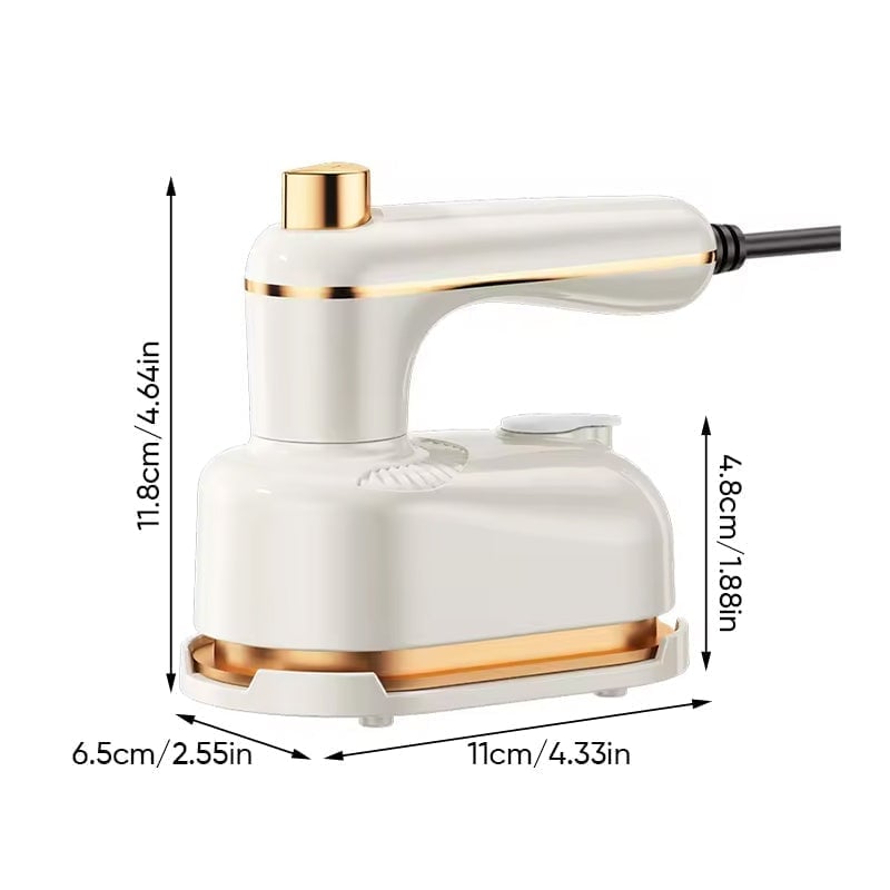 Portable Garment Steamer, Dual-Use Flat & Hanging Ironing Machine