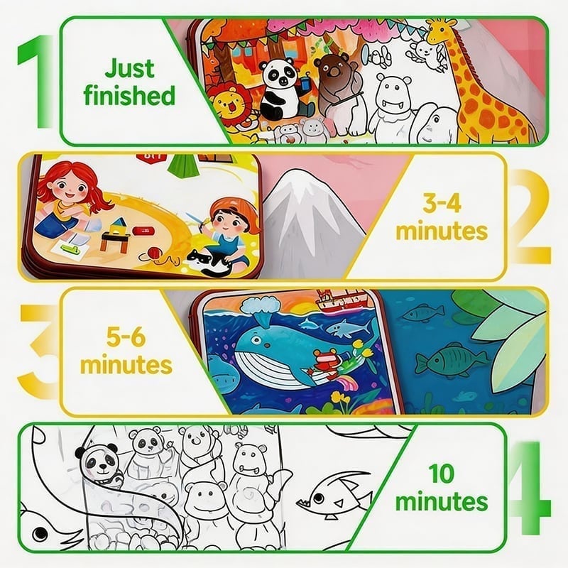 Reusable Magic Water Doodle Books for Kids
