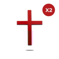 3D Cross Sticker