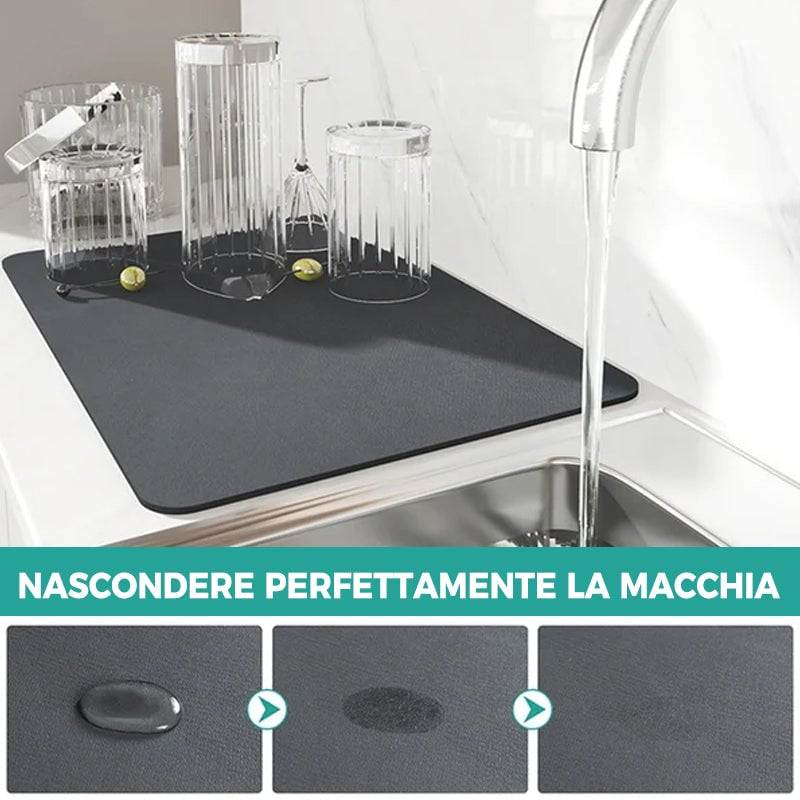 Tappetino drenante per cucina super assorbente