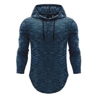 Fitted Long Line Hoodie