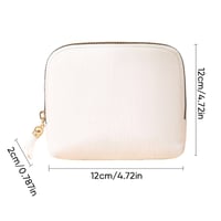 Mini Schmucktasche mit Quasten-Reißverschluss