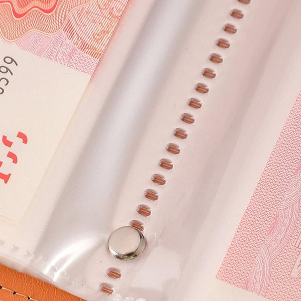 A6 Snap-Button Mirror Finish Savings Binder