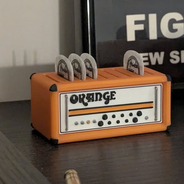 Mini Guitar Amplifier Pick Holder