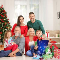 (🎄 Early Christmas Sale 🎄) Drawstring Christmas Gift Bags, Reusable
