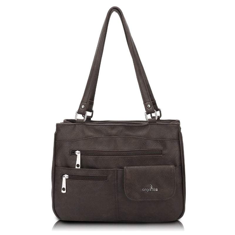 Multifunktionale Umhängetasche Handtasche mit drei Fächern