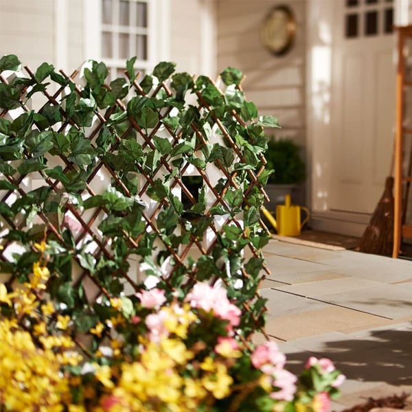 🏡 🍃Erweiterbarer Faux-Sichtzaun