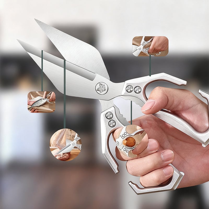 Multifunktionale Hühnerknochenschere