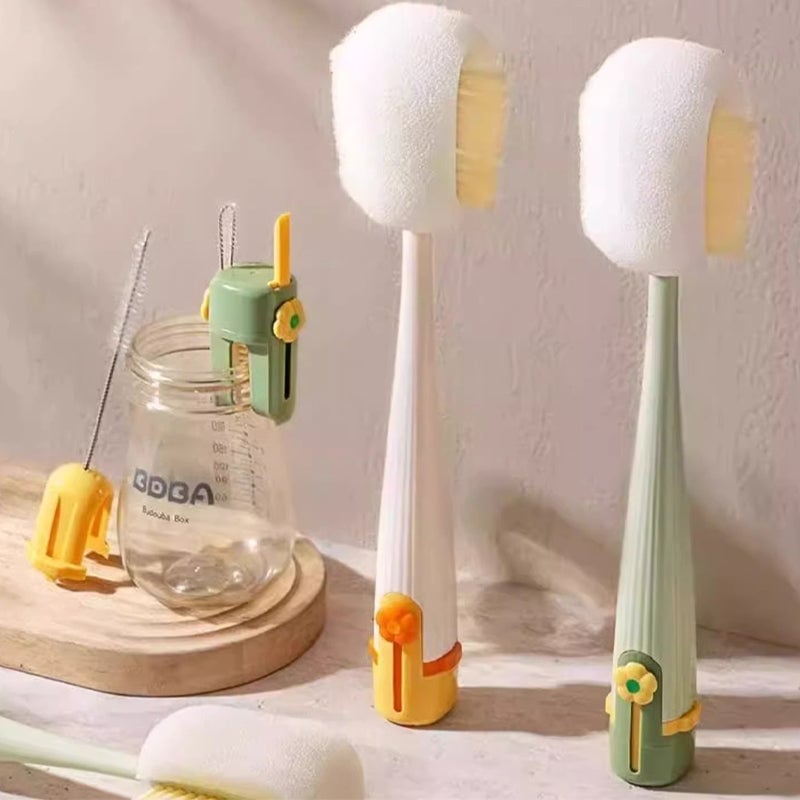 5-in-1 Multifunktionale Tassen- & Flaschenreinigungsbürste