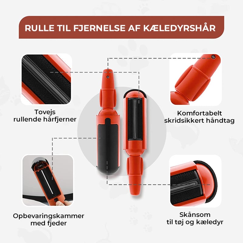 【Sale】Rulle til fjernelse af kæledyrshår