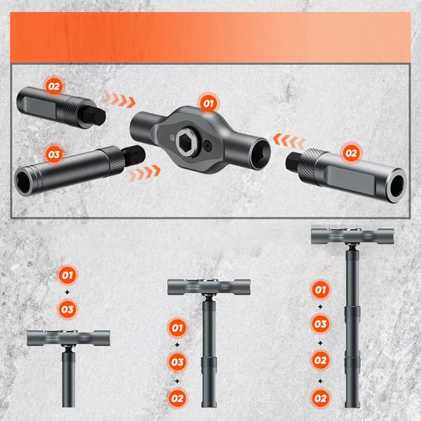 Ratschen-Schraubendreher Set 24-in-1