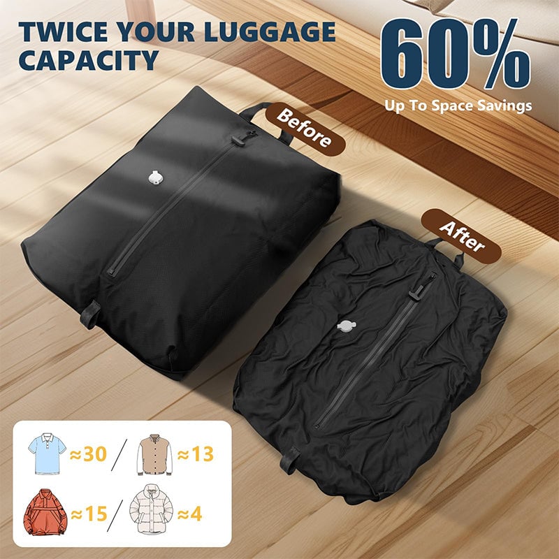 Vacuum Bags for Travel with Wireless Vacuum Pump